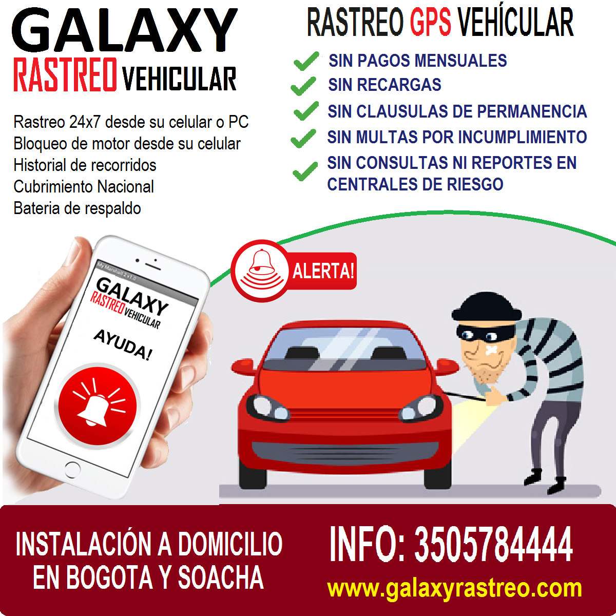 Planes Y Servicios Galaxy Rastreo